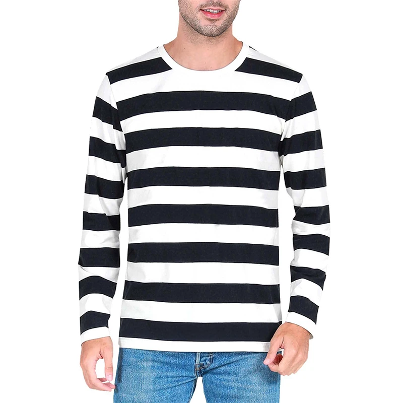 Outdoor Hunting Prints - T-shirt à manches longues pour hommes,