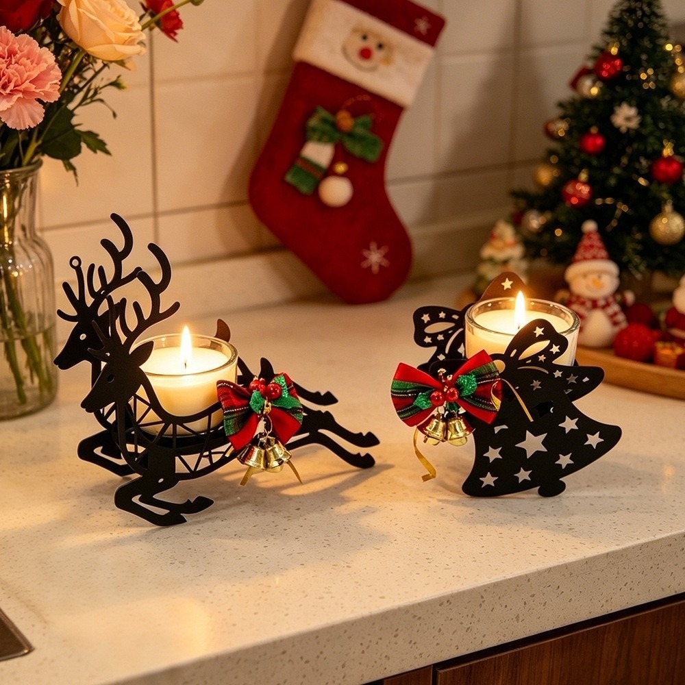 Porte-bougie de Noël en forme  - Elk Bugle Call avis et prix